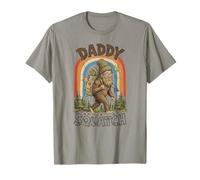Daddy Squatch Bigfoot Dad Sasquatch Yeti Family Matching T-Shirt