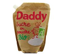 DADDY - Sucre En Poudre Bio, Doypack 750g - Lot De 4