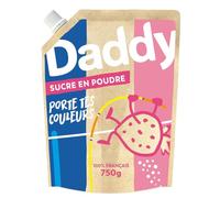 DADDY - Sucre Poudre Fine et Léger, Parfait pour Vos Desserts et Boissons (Poche 750g) - Le Lot De 4