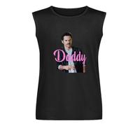 Daddy Swan Twilight Charlie Swan T-Shirt Bella Cotton Tee Shirt Funny Men Clothes Streetwear Sleeveless Vest Tank Tops Undershirt Black L