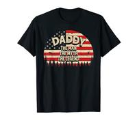 Daddy The Man The Myth The Legend Men Drapeau USA Papa T-Shirt
