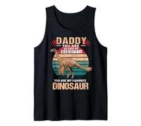 Daddy You are As Fast As Struthiomimus Dinosaur Fathers Day Débardeur
