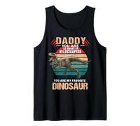 Daddy You are As Smart As Velociraptor Dinosaur Fathers Day Débardeur