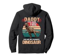 Daddy You are As Strong As T Rex Dinosaur Fathers Day Sweat à Capuche
