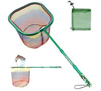 Daddygofish Filet De Pêche pour Enfant - Sac à Appâts Télescopiques Ultra Léger pour Attraper des Papillons De Poisson sur La Plage d'eau