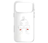 Daddy's Feet Sniffer, Chaussettes Blanches Bande Rouge Coque pour iPhone 17 Pro Max