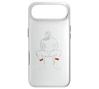 Daddy's Feet Sniffer, Chaussettes Blanches Bande Rouge Coque pour iPhone Air