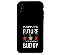 Daddy's Future Gardening Buddy Funny Gardening Buddy Coque pour iPhone XS Max