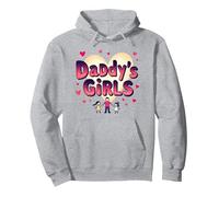 Daddy's Girls: Awesome Like My Daughters Family Love Sweat à Capuche, Unisexe pour Adultes, Gris Chiné, S