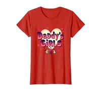 Daddy's Girls: Awesome Like My Daughters Family Love T-Shirt, Femme, Rouge, XS