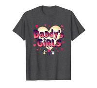 Daddy's Girls: Awesome Like My Daughters Family Love T-Shirt, Homme, Chiné Foncé, S