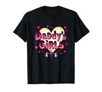 Daddy's Girls: Awesome Like My Daughters Family Love T-Shirt, Homme, Noir, XL