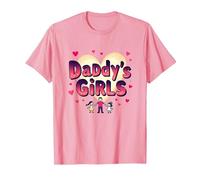 Daddy's Girls: Awesome Like My Daughters Family Love T-Shirt, Homme, Rose, XXL
