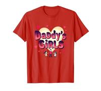 Daddy's Girls: Awesome Like My Daughters Family Love T-Shirt, Homme, Rouge, XL