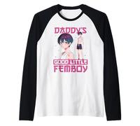 Daddy's Good Little Femboy Anime Boy Esthétique Manche Raglan
