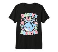 Daddy's Lil Squirter, Jolie Baleine, Kawaii T-Shirt Haut de Gamme