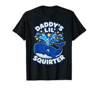 Daddys Lil Squirter Sperme Whale Drôle T-Shirt