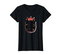 Daddys Little Birthday Girl Dad of The Birthday Girl Couronne T-Shirt, Femme, Noir, S