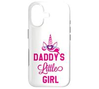 Daddy's Little Girl Sign Unicorn Birthday Daddys Little Girl Coque pour iPhone 17