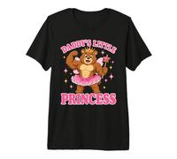 Daddy's Little Princess Buff Bear Gym Flex T-Shirt Haut de Gamme