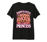 Daddy's Little Princess Buff Dad Crew Gym T-Shirt Haut de Gamme
