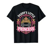 Daddys Little Princess Diadème Barbell Gym T-Shirt