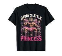 Daddy's Little Princess King Throne Muscle Dad T-Shirt