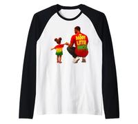 Daddy's Little Princess Père Anniversaire Papa Pères Fille Manche Raglan