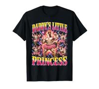 Daddy's Little Princess Rooster Gym Dad Funny T-Shirt