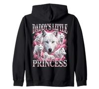 Daddys Little Princess Wolf, drôle, Gay, LGBTQ Sweat à Capuche