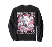 Daddys Little Princess Wolf, drôle, Gay, LGBTQ Sweatshirt