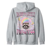 Daddy's Little Princess Y2K Bottes Arc-en-Ciel Motif Raton Laveur Sweat à Capuche