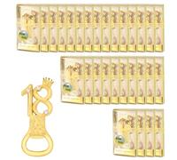 DADEA Lot de 30 décapsuleurs 18 ans, décapsuleur 18 ans anniversaire doré avec couronne, ouvre-bouteille bonbonnière de 18 ans pour 18 ans de mariage, 18 ans d'anniversaire (30 P 18)