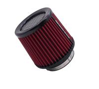 D'Admission D'Air Tuyau Filtre À Air Sport Haut Débit 2,5" 3" 3,5" 4" Universel Pour Admission D'air 63 Mm 76 Mm 80 Mm 89 Mm 101 Mm Pour Voitures De Course(63mm-Red)