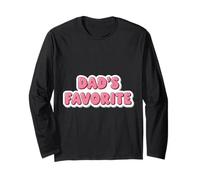 Dad's Favorite Funny Christmas Gag Child Father Blank Manche Longue
