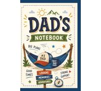 Dad's Notebook: This Dad notebook is a great gift for Dads on Fathers Day, Birthdays, Christmas etc treat your Dad to a lovely, lined notebook.
