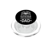 Dad's Prayer Keep Me Strong Vintage Father's Day Family Dad PopSockets PopGrip pour MagSafe