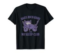Dad's Rock-Band The No Sleep Club Vintage Dad Life T-Shirt