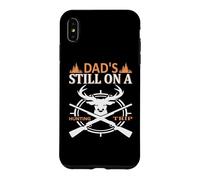 Dad's Still on A Hunting Trip Hunter Life Adventure Nature Coque pour iPhone XS Max