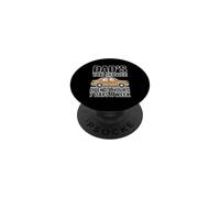 Dad's Taxi Service Open 24 Hours 7 Days A Week PopSockets PopGrip Adhésif