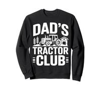 Dads Tractor Club Farmer Fête des Pères Tracteur Sweatshirt