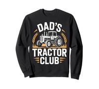 Dads Tractor Club Farmer Fête des Pères Tracteur Sweatshirt
