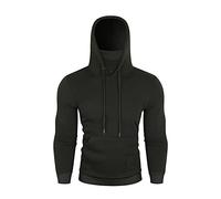 DaDuo Sweat Capuche Homme Coupe Ajustée Couleur Contraste Épissage Sweat Hommes Outdoor Alpinisme Fitness Entraînement Capuche Hommes Mode Décontracté All-Match Pull Hommes C-B01 XL