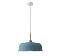 DADYA Suspension Macaron À 1 Lampe Abat-Jour Suspendu Couleur Finition Mate Cuisine De Style Ferme Rustique sur Luminaires Lustre De Plafond De Restaurant À Tête Unique E27 pour La Salle À Manger