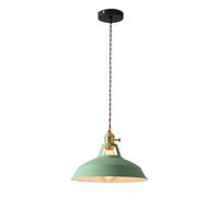 DADYA Suspension Nordic Macaron 1 Abat-Jour Minimaliste Lustre Abat-Jour en Métal Lampe Suspendue Élégante Réglable Luminaire Suspendu Au Plafond pour Kitchen Island Coffee Bar