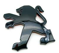 DADYM Capot de Voiture Logo pour Peugeot 207 307 107 407 507 508 408 308 206 406 1008 5008 3008,Emblèmes pour Auto Remplacer l'emblème du 3D Logo pour Capot Avant et Arrière et Logo du Coffre