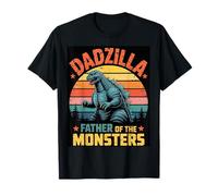 Dadzilla - Father of The Monsters Vintage Graphic Design T-Shirt