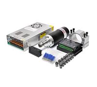 Daedalus Kit Moteur de Broche Sans Balais CNC, 500w, ER11, 48V DC, 12000RPM