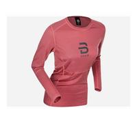 DAEHLIE ACTIVE WHOOL LONG SLEEVE ROSE TEE SHIRT MANCHES LONGUES TAILLE L
