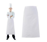 Daelesr 2 Pièces Tablier Cuisine Serveur de Travail Homme et Femme, Catering Apron Half, Chef Tablier avec Poche 69x68cm, tabliers Demi Serveurs Restaurant pour Bistro Restaurant Café